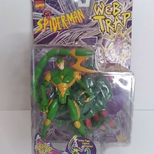 Marvel Spider-Man Web Trap Sinister Scorpion Toybiz 1997
